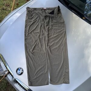 Nylon Beige Redington Hiking Athletic Pants Granola Gorpcore Waterproof Men's L